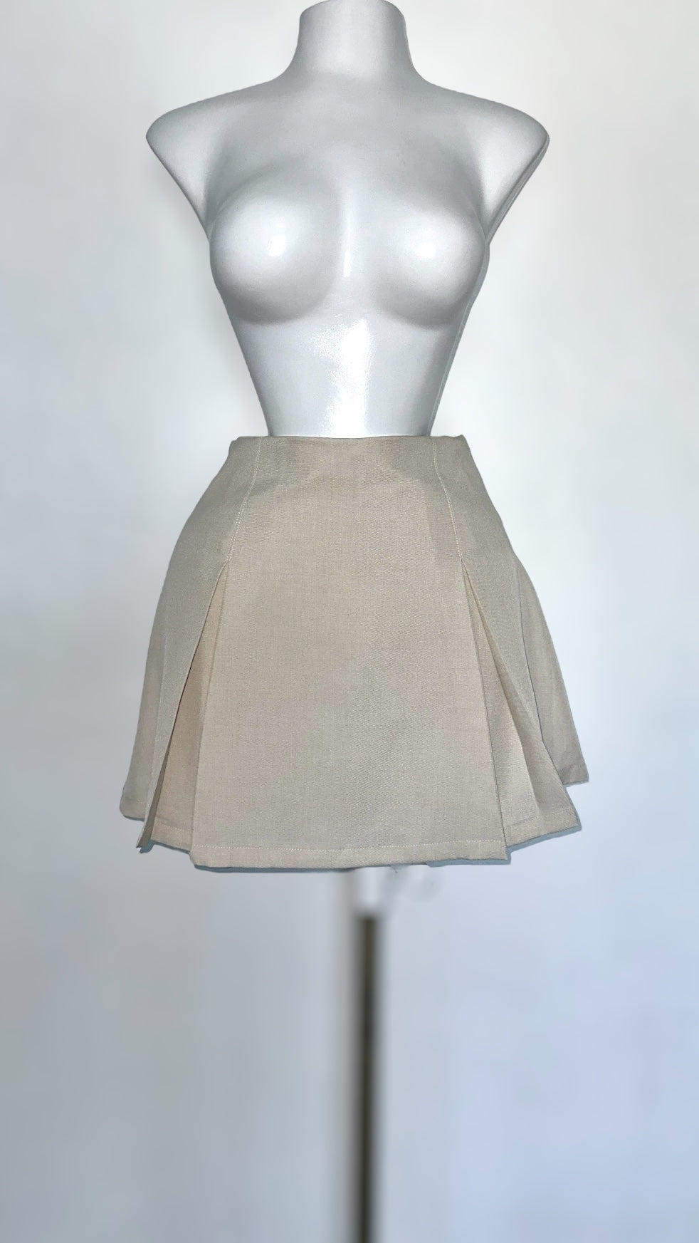 Pleated Mini Skirt