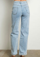 Load image into Gallery viewer, Embellished Diamond Denim Pants
