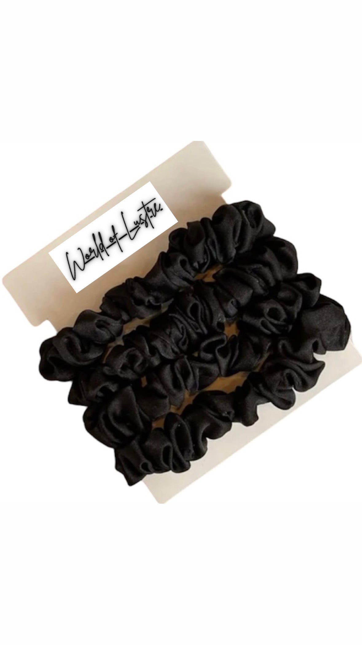 Satin Hair Scrunchies