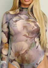 Load image into Gallery viewer, Floral Mesh Bodysuit
