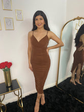 Load image into Gallery viewer, Penelope Dress Brown
