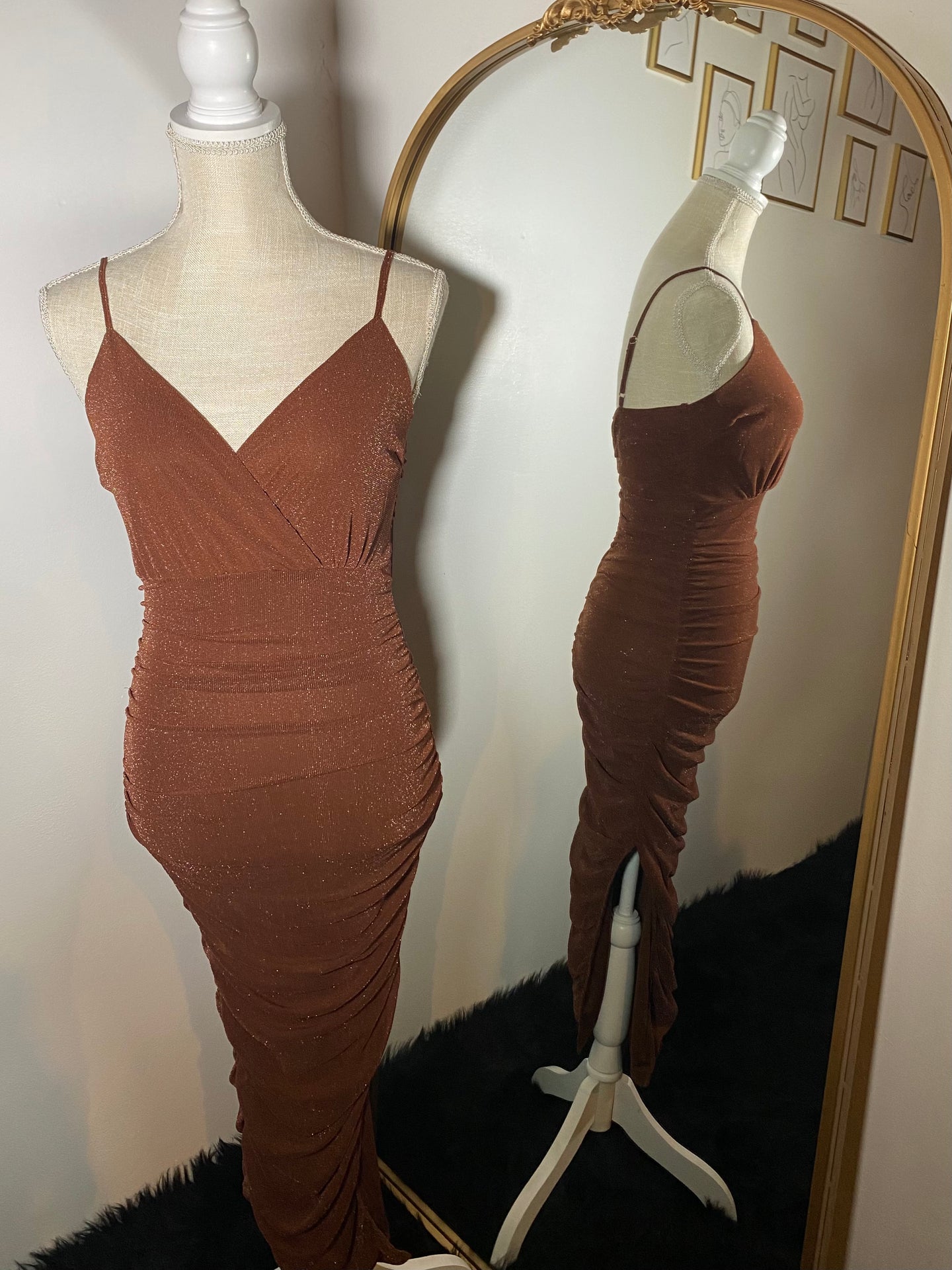 Penelope Dress Brown