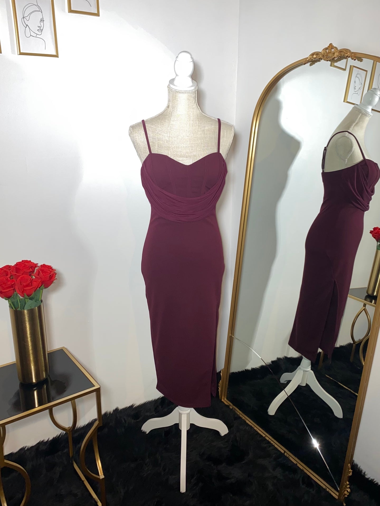 Isabel Dress Plum