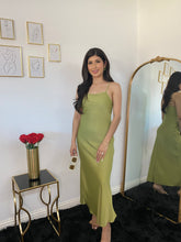 Load image into Gallery viewer, Layla Dress Chartreuse
