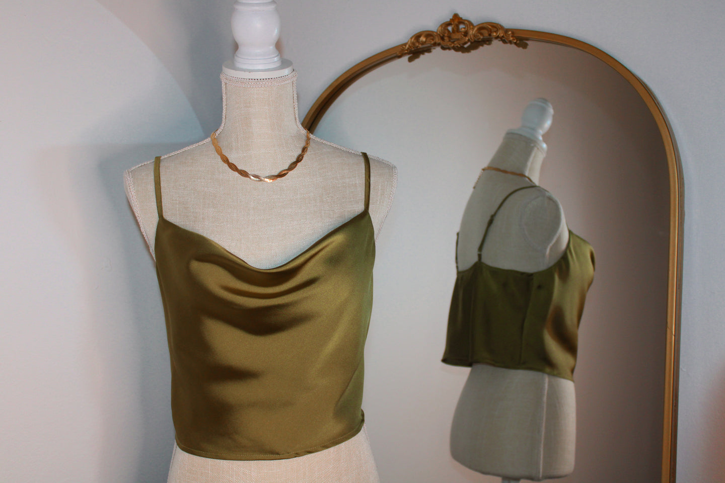 Sophia Top Olive Green