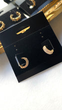 Load image into Gallery viewer, Diamond Clicker Hoop Earrings
